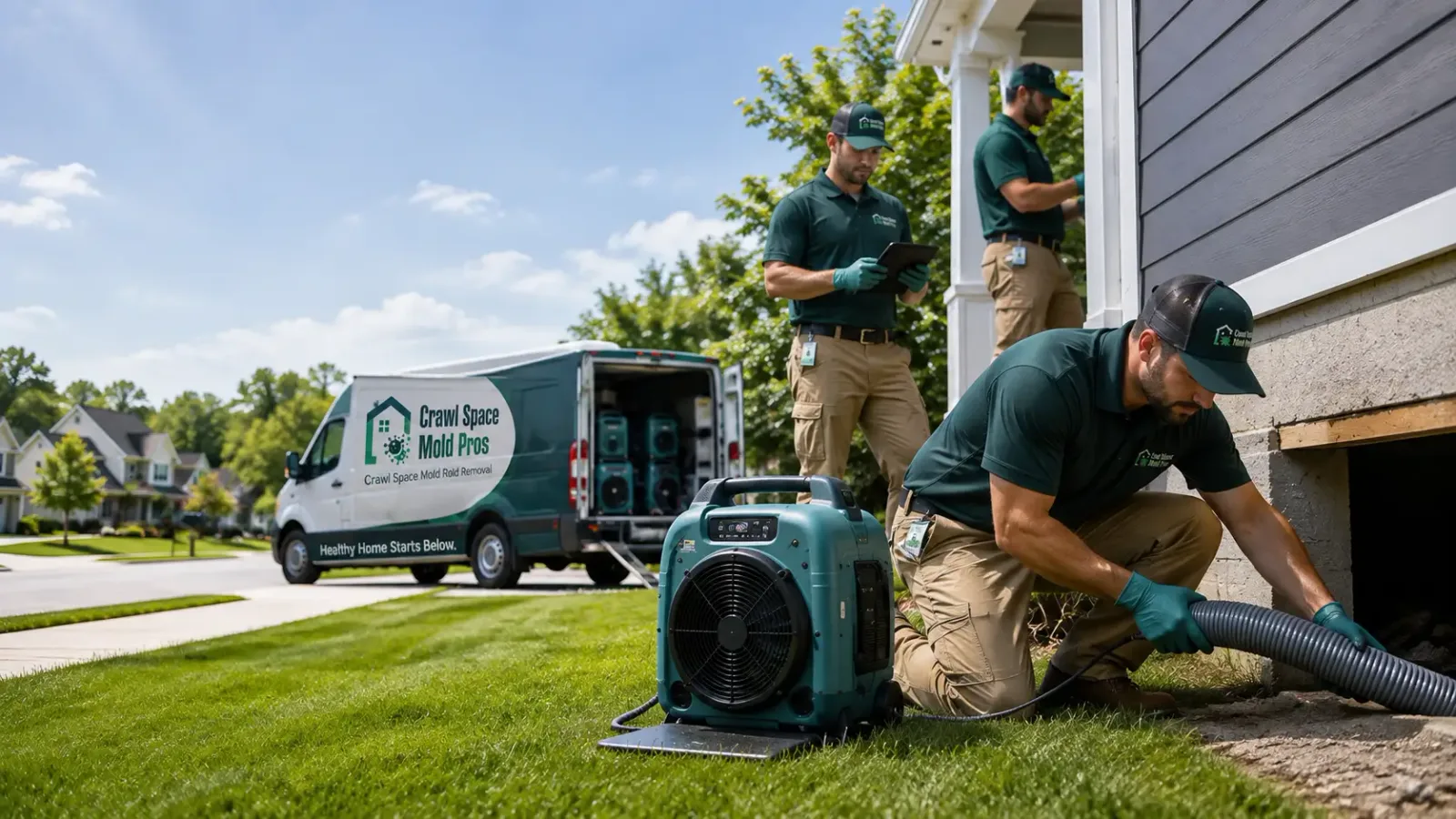 Crawl Space Mold Removal in Williamsport, MD